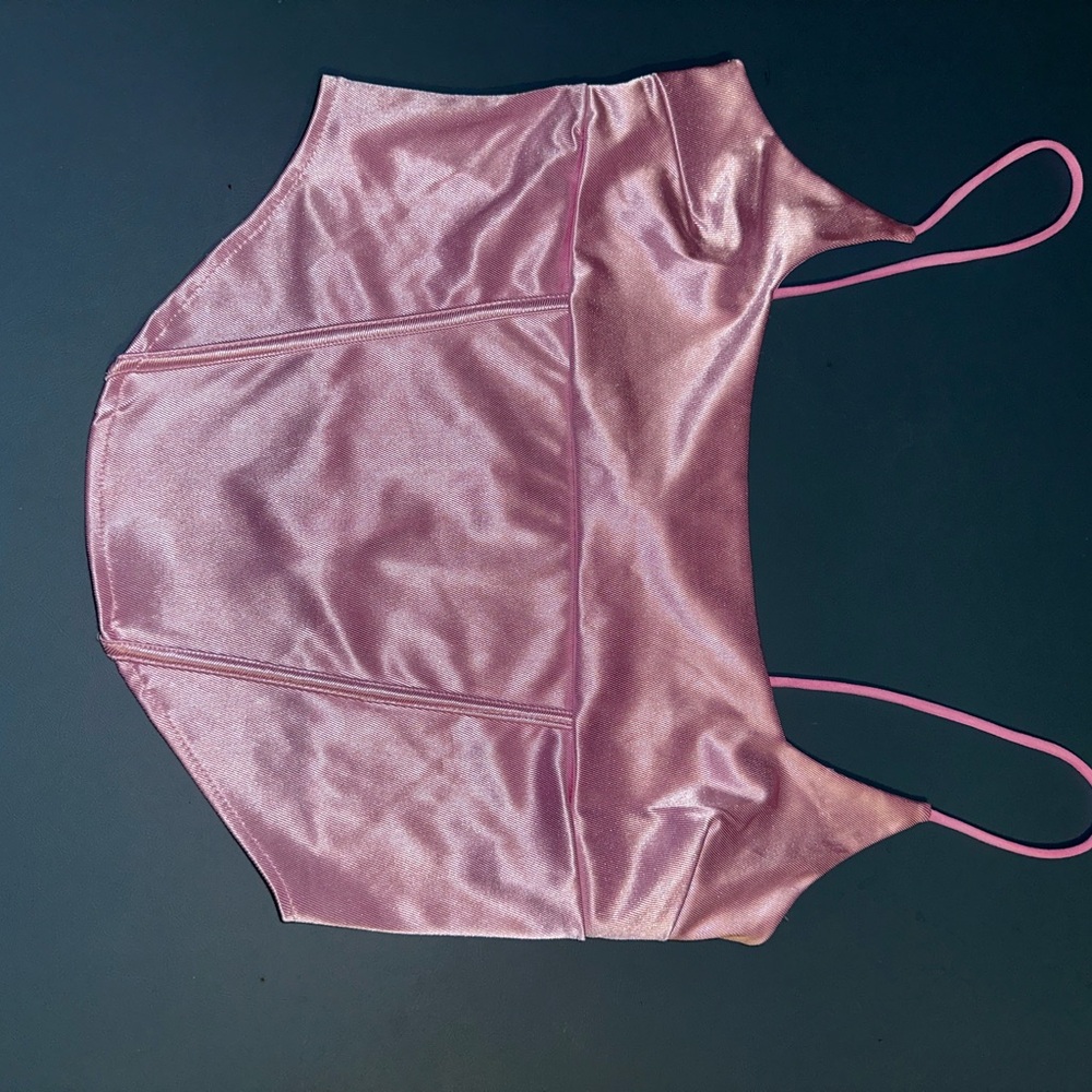 ASOS Shimmering Pink Satin Chemise